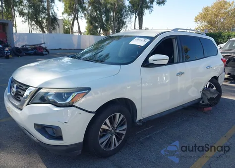 2017 Nissan Pathfinder Sv из США, поврежденный, VIN 5N1DR2MN5HC681559